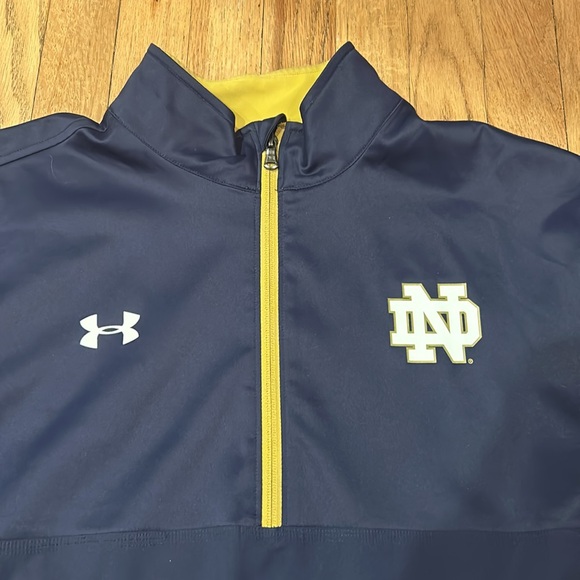 Under armour: quarter zip long sleeve Notre dame - Picture 2 of 7